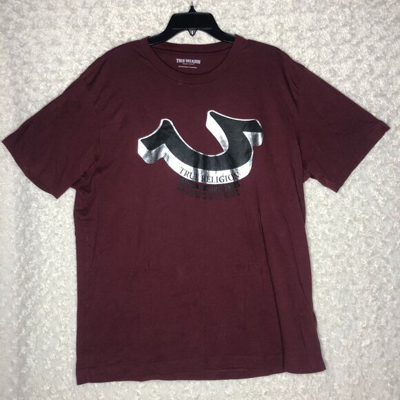True Religion‎ Bog Logo Graphic Tee Shirt Size 2XL - Picture 1 of 3
